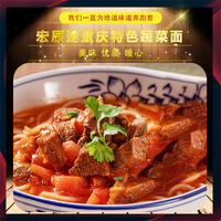  宏辰逯 营养美味 红烧牛肉面挂面  450.00g 包装