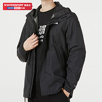 THE NORTH FACE 北面 官方正品单层冲锋衣男2023春秋新款户外运动服防泼水男士外套