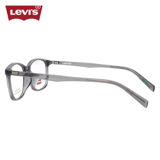 李维斯（Levi's）近视眼镜框架LV7156/KB7+依视路爱赞全晰膜御1.60镜片 KB7透明灰