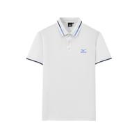 美津浓 Mizuno运动POLO男士休闲透气polo衫男式运动翻领短袖上衣