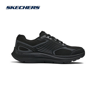 斯凯奇（ Skechers）男女2024休闲跑步鞋黑色训练减震220868 全黑色/BBK 45