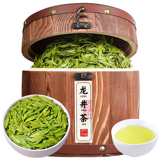 龙井茶2024新春茶叶自己喝明前特级250g浓香型杭州豆香绿茶散装