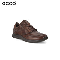 爱步(ECCO)休闲皮鞋男 轻便牛皮运动鞋健步鞋 欧文511734 55738 棕色 41
