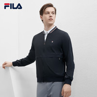 FILA 斐乐外套男装2024夏季休闲商务行政夹克棒球领上衣