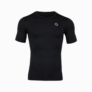 准者衣服男半袖速干篮球紧身衣教练短袖压缩上衣锻炼运动训练