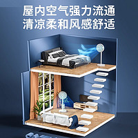 制冷电风扇落地扇家用静音电扇大风力立式小型宿舍卧室摇头空调扇