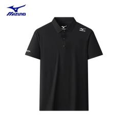 Mizuno 美津浓 户外POLO衫 男士速干短袖冰丝T恤