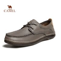 骆驼 CAMEL男鞋夏经典简约百搭休闲真皮柔软舒适日常休闲皮鞋