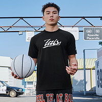 有志者UZIS 速干T恤运动短袖男夏季吸汗美式篮球健身跑步上衣断线