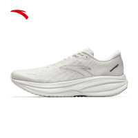 ANTA 安踏 冠军3代 氮科技减震男跑步鞋 112435562-1 纸莎白/银 41