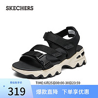 斯凯奇（Skechers）女子休闲凉鞋119714 黑色/BLK 36 