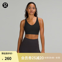 露露乐蒙lululemon丨In Alignment 女士长款运动内衣 速干透气 LW2CS0S 瑜伽内衣 黑色 4