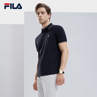 FILA 斐乐男子短袖POLO衫简约商务休闲上衣