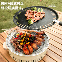 户外烧烤炉野餐烧烤烤肉围炉煮茶烤火炉套装器具全套盆茶炉子便携