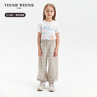 88VIP：TEENIEWEENIEKIDS TeenieWeenie Kids小熊童装24夏新款男女童格纹休闲全棉百搭长裤