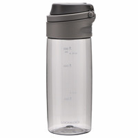 乐扣乐扣（LOCK&LOCK）运动水杯男女便携茶杯塑料杯带茶网水杯子 灰色 ABF762GRY 550ml