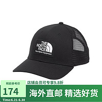 the North FaceTNF北面美版鸭舌帽户外透气遮阳可调节防晒帽 JK3-黑色 One size