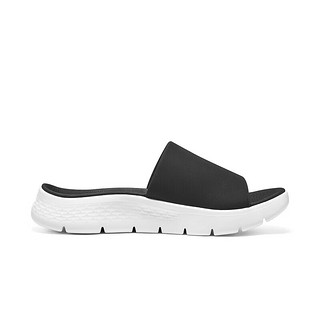 斯凯奇（Skechers）男士轻质拖鞋缓震纯色简约舒适鞋子229203 黑 42.5 