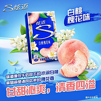 Stride 炫迈 休闲零食糖果 无糖口香糖28片装 白桃槐花味50.4g