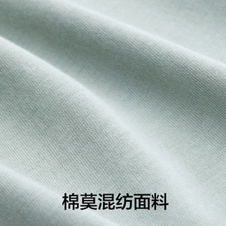 蕉内506C睡衣男士夏季棉莫代尔混纺冰丝凉感短袖短裤家居服套装 【圆领】柏青 M