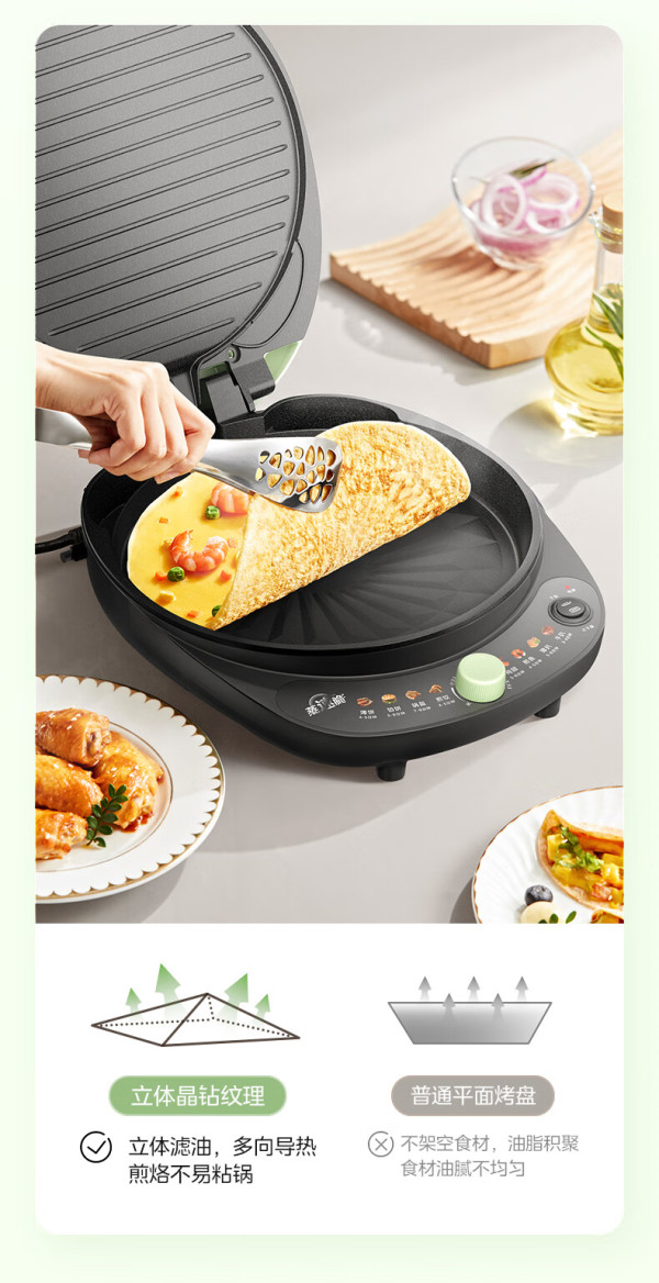 35元】美的电饼铛