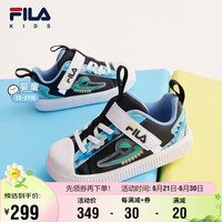 FILA斐乐童鞋儿童休闲鞋运动鞋2023男女童魔术贴板鞋