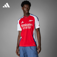 adidas阿森纳球迷版主场足球短袖球衣男装夏季阿迪达斯官方IT6141 浅猩红/白