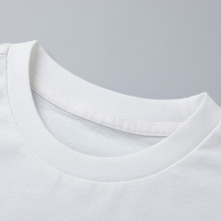 迷你巴拉巴拉夏伙伴T亲子男女童透气吸汗纯棉短袖T恤 本白10101 80cm