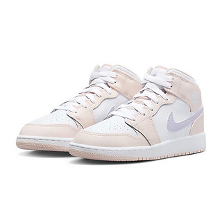 NIKENIKE耐克AirJordan1 Mid(GS)板鞋儿童运动鞋女鞋FD8780-601 38.5