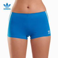 ADIDAS/阿迪达斯adidas女士三叶草黑色内裤舒适提臀提臀底裆平角内裤女 蓝色 XS