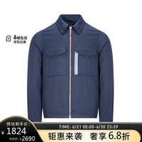 保罗史密斯(paulsmith)男士PS常规版多口袋拉链夹克外套上衣海军蓝XXL