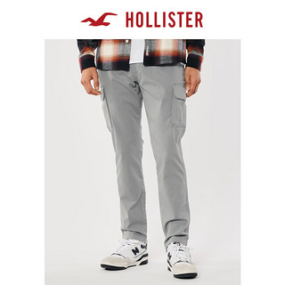 HOLLISTER 季美式时尚潮流修身休闲工装裤 男 324950-1 灰色 M