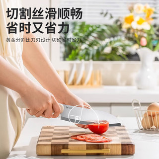 双枪（Suncha）家用不锈钢菜刀切片刀水果刀切菜刀小白刀厨具组合2件套装 【锋利轻盈】小白刀两件套