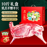 滩羊鲜生 宁夏滩羊肉 生鲜羊腿羊排礼盒新鲜现宰全羊半只羊肉清真源头直发 10斤乳羔羊(整半只)
