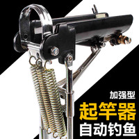 伟冠(weiguan) 海竿自动起竿器抛竿地插支架自动钓鱼竿弹竿器加强版渔具用品 黑色