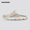 salomon 萨洛蒙 男女款 户外运动缓冲舒适拼色休闲恢复拖鞋 RX SLIDE 3.0 羽毛灰色
