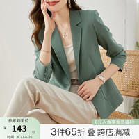 梵希蔓西装外套女春季新款职业装气质女神范高端修身小西服 V7876