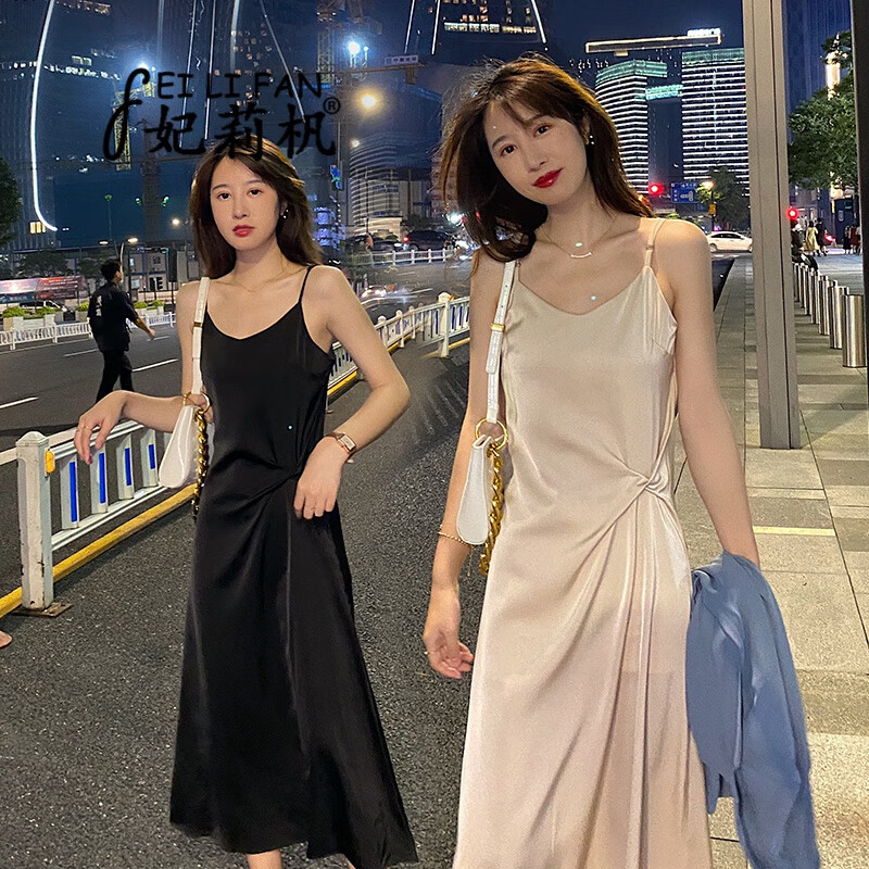 妃莉杋（FeiLiFan）吊带连衣裙女装202