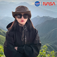 NASA WASSUP 联名冲锋衣外套男女同款春夏季防风防水三合一可拆卸爬山