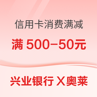 兴业银行   奥特莱斯门店周末消费满减（第二期）