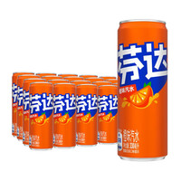 可口可乐（Coca-Cola）汽水碳酸饮料可乐雪碧芬达可选330ml*20罐  整箱装 330mL 20罐 芬达1月份生产
