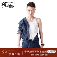 kabiny 束胸les tt束身衣 无绷带加强 束胸背心内衣 长款外穿 010 046白色 S