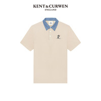KENT&CURWEN 肯迪文 男士短袖POLO衫 K49M0EI061 卡其色 XL