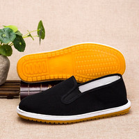 百年利永老北京布鞋男传统手工千层底布鞋灯芯绒全布底开车鞋散步鞋工作鞋 透气牛筋底布鞋 39