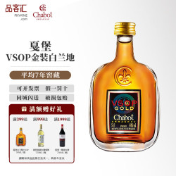 戛堡 法国洋酒雅文邑（嘉宝雅邑）白兰地烈酒 收藏自饮 VSOP金装 50mL 1瓶