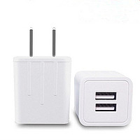 VIPin 苹果充电器双USB 2.1A 安卓便携电源适配器