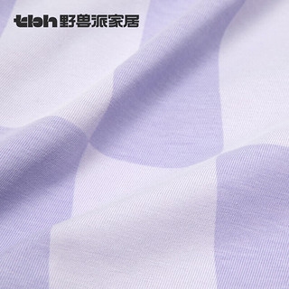 野兽派家居（tbh）JD Z系列凉感针织防凸点家居服套装夏季睡衣 短款紫 XS