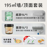 三棵树 漆(SKSHU)明石隐微水泥效果艺术漆 侘寂风肌理质感墙面涂料抗甲醛 套装系列 195㎡墙/顶面套装45L 195㎡墙/顶面套装 45L