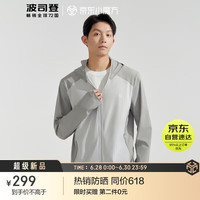 波司登2024防晒衣男夏季UPF100拼色风感波粒情侣款外套B40525111