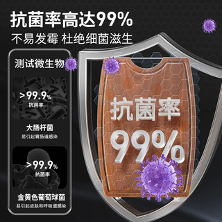 王麻子菜板 抗菌黑金檀木乌檀木整木砧板圆形案板切菜板家用防霉 黑金檀木【大号4-6人】 圆形